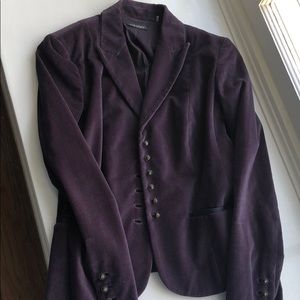 TAHARI velvet blazer jacket